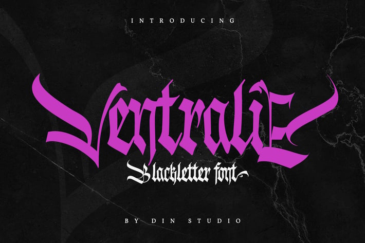 Ventralie-Blackletter Font