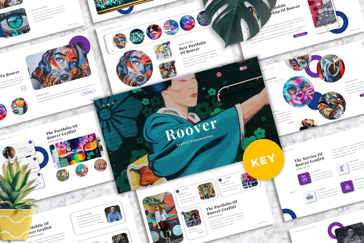 Roover - Graffiti Keynote Templates