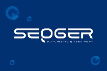 Seqger - Futuristic And Techno Font