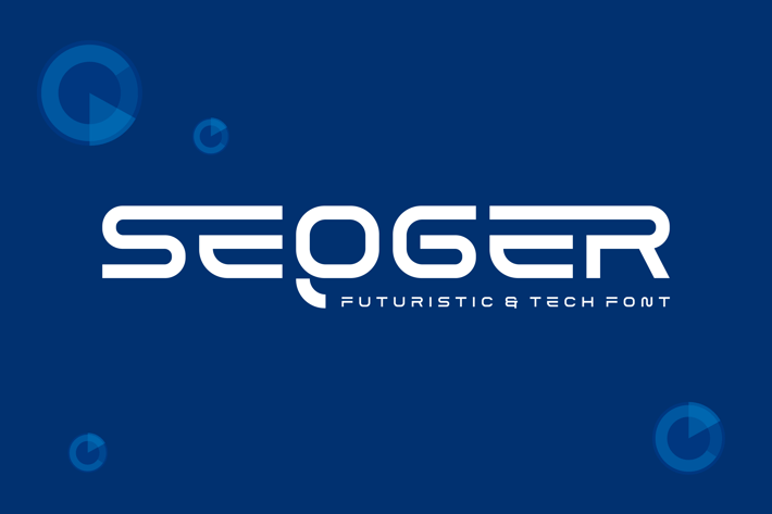 Seqger - Futuristic And Techno Font