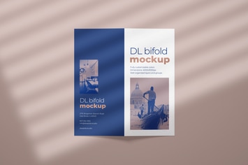 DL Bifold Brochure Mockup