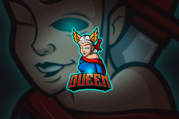 Queen - Mascot & Esport Logo