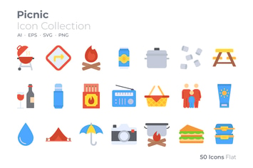 Picnic Color Icon