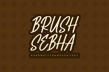 Brush Sebha - Handwritten Brush Font