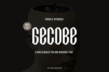 Gecobe BlackLetter Font