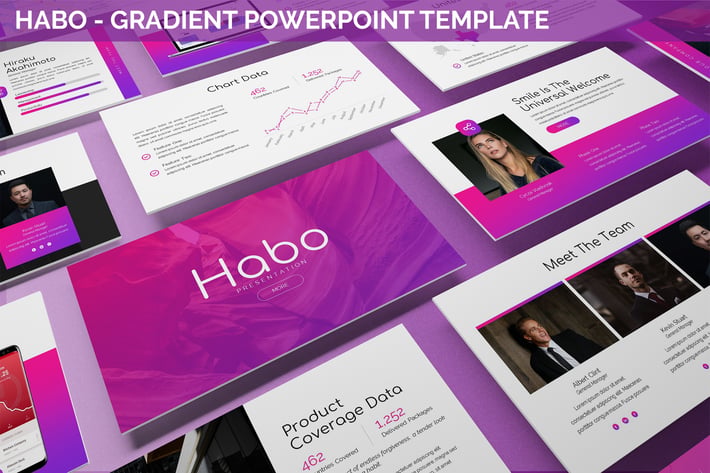 Habo - Gradient Powerpoint Template