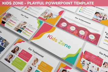 Kids Zone - Playful Powerpoint Template