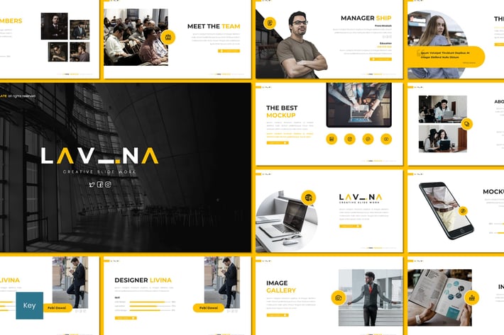 Lavina - Creative Keynote Template