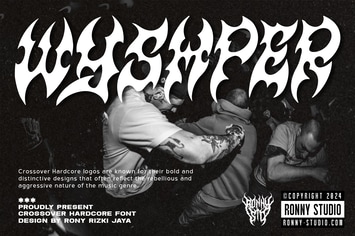 Wyshper - Crossover Hardcore Font