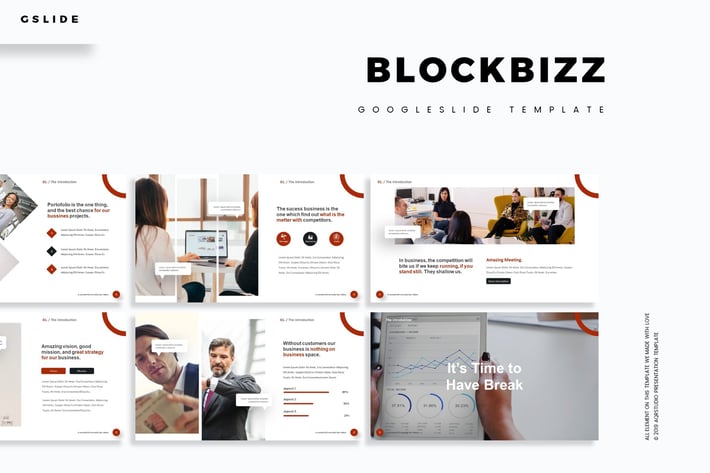 Blockbizz - Google Slides Template