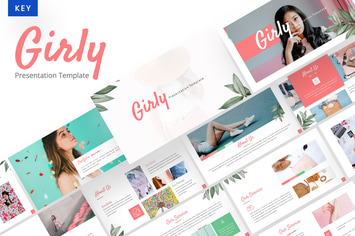 Girly - Beautiful Keynote Template