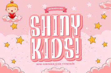 Shiny Kids - Playful Display Font