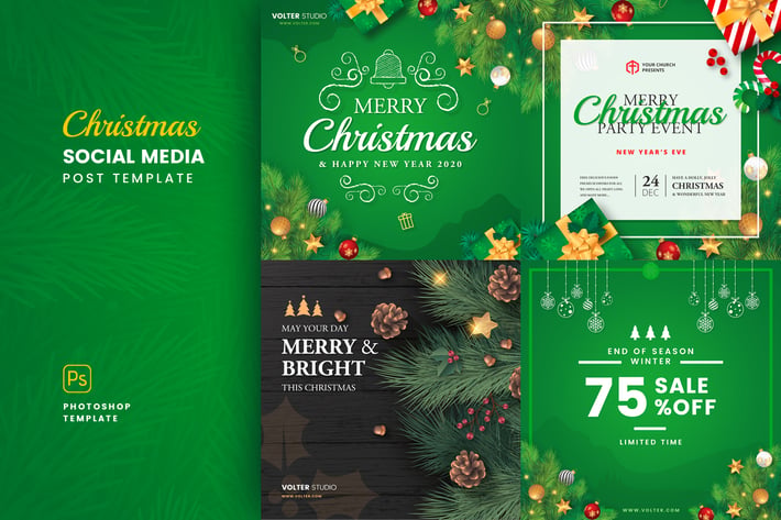 Christmas Social Media Post Template