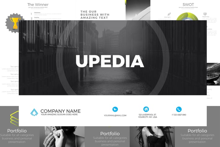 UPEDIA Powerpoint Template
