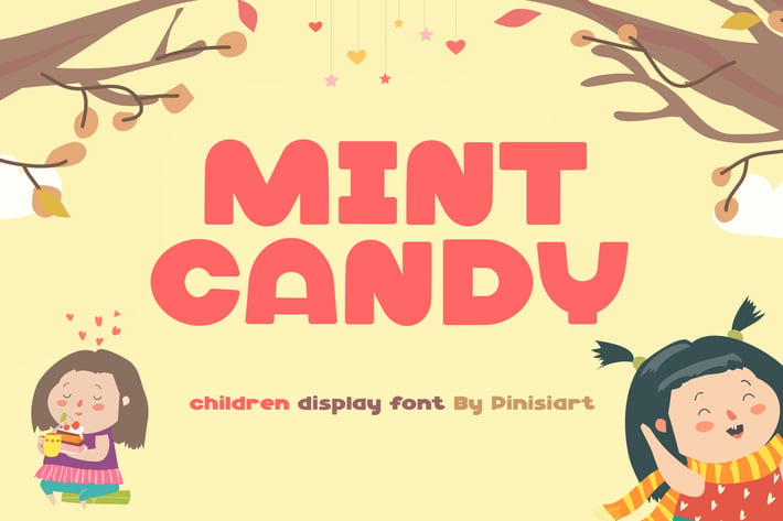 Mint Candy - Kids Display Font