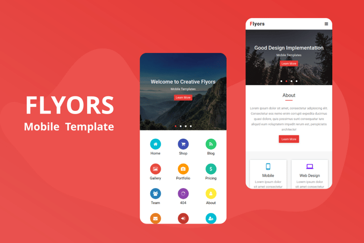 Flyors - Mobile Template