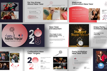 Happy New Year Keynote Template