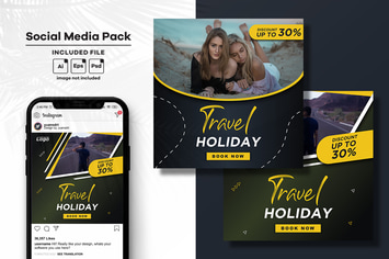 Travel Social Media Post Template