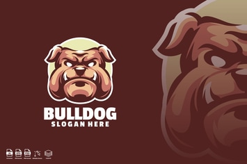 Bulldog Logo template
