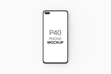 P40 Phone Mockup