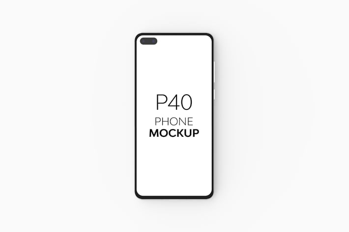 P40 Phone Mockup
