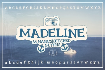 Madeline Handsketched Font