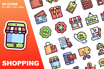 Shopping Icon Set