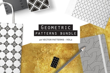 Geometric Seamless Patterns Bundle