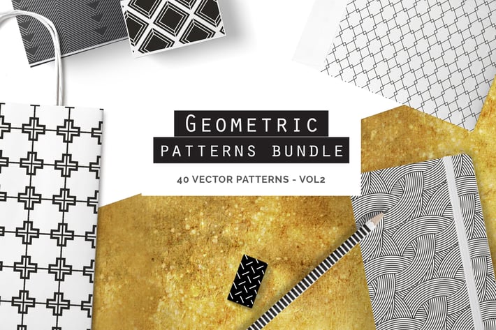 Geometric Seamless Patterns Bundle