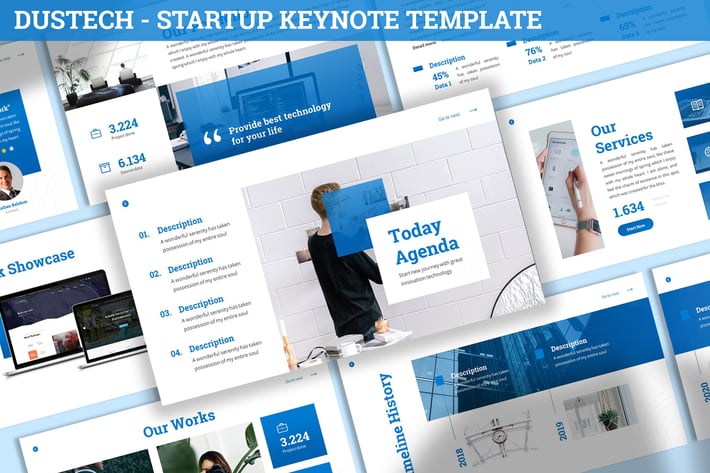 Dustech - Startup Keynote Template