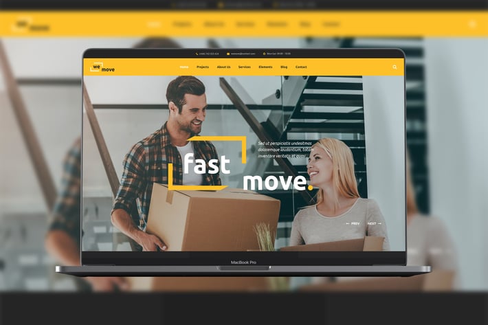 WeMove - Home Moving & Logistic WordPress Theme