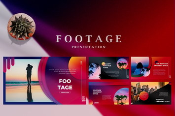 Footage Gradient - Beautiful Creative Powerpoint