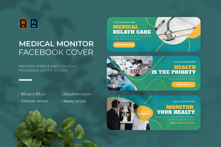 Medical Monitor | Facebook Cover