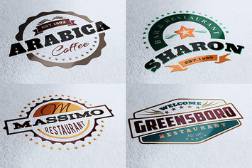 10 Retro Signs or Banners