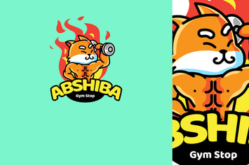 GYM DOG - Mascot & Esport Logo