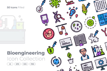 Bioengineering Filled Icon