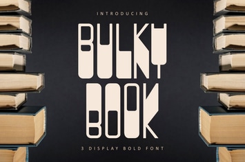 Bulkybook - 3 Display Bold Font