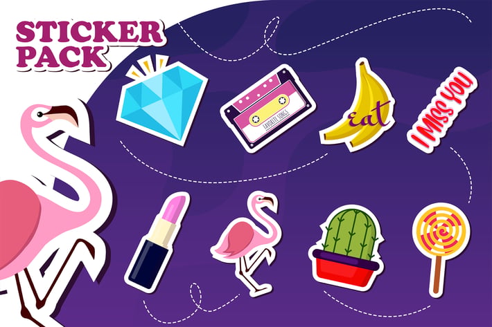 Girl Fashion Stickers