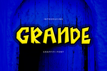 Grande - Graffiti Font