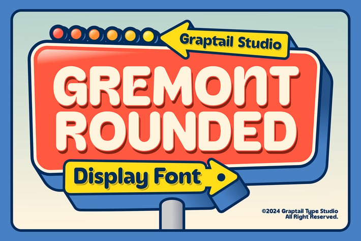 Gremont - Rounded Font