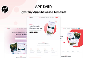 Appever - Symfony App Landing & Showcase Template