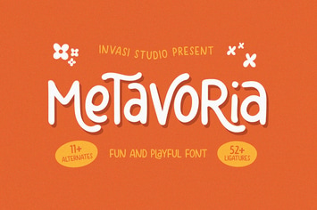 Metavoria - Playful Font