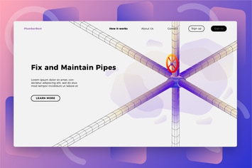 Plumber Maintenance - Banner & Landing Page