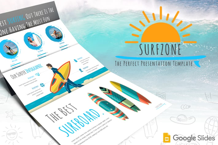 Surfzone - Google Slides Template