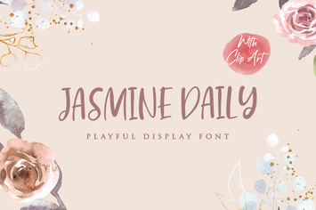 Jasmine Daily - Playful Display Font