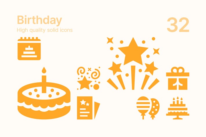 Birthday Icons