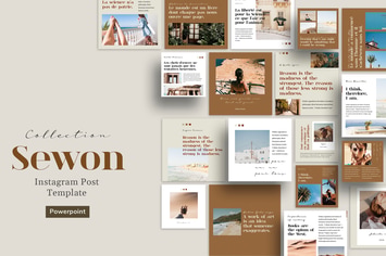 Sewon - Instagram Post Template Power Point