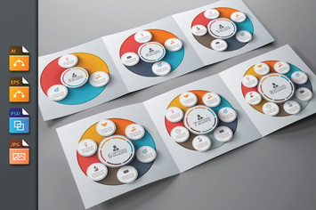 Infographics template set v.17