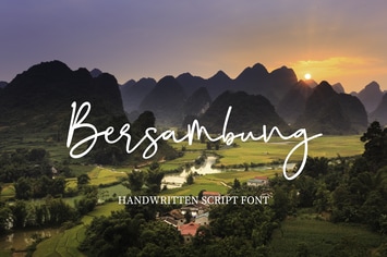 Bersambung | Handwritten Font