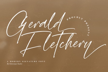 Gerald Fletchery Signature Font